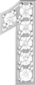Letters White Gold Perso