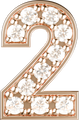 Letters Pink Gold Perso