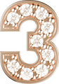 Letters Pink Gold Perso