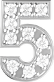 Letters White Gold Perso