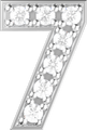 Letters White Gold Perso