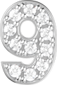 Letters White Gold Perso