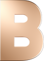 Letters Pink Gold Perso