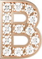 Letters Pink Gold Perso