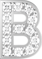 Letters White Gold Perso