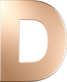 Letters Pink Gold Perso
