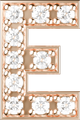 Letters Pink Gold Perso