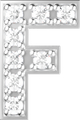 Letters White Gold Perso