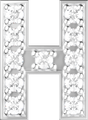 Letters White Gold Perso