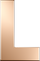 Letters Pink Gold Perso