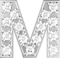 Letters White Gold Perso