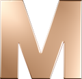 Letters Pink Gold Perso