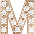Letters Pink Gold Perso