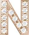 Letters Pink Gold Perso