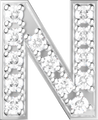 Letters White Gold Perso