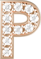 Letters Pink Gold Perso