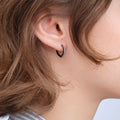 Antifer ピアス ブラックゴールド パヴェダイヤモンド