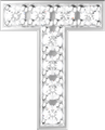 Letters White Gold Perso
