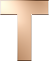 Letters Pink Gold Perso