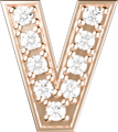 Letters Pink Gold Perso