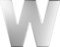 Letters White Gold Perso