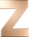 Letters Pink Gold Perso