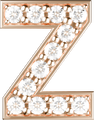Letters Pink Gold Perso