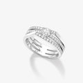 Antifer 3連 アンティフェールブライダルリング 0.5ct