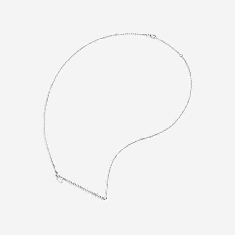 Serti sur Vide ペンダント ホワイトゴールド