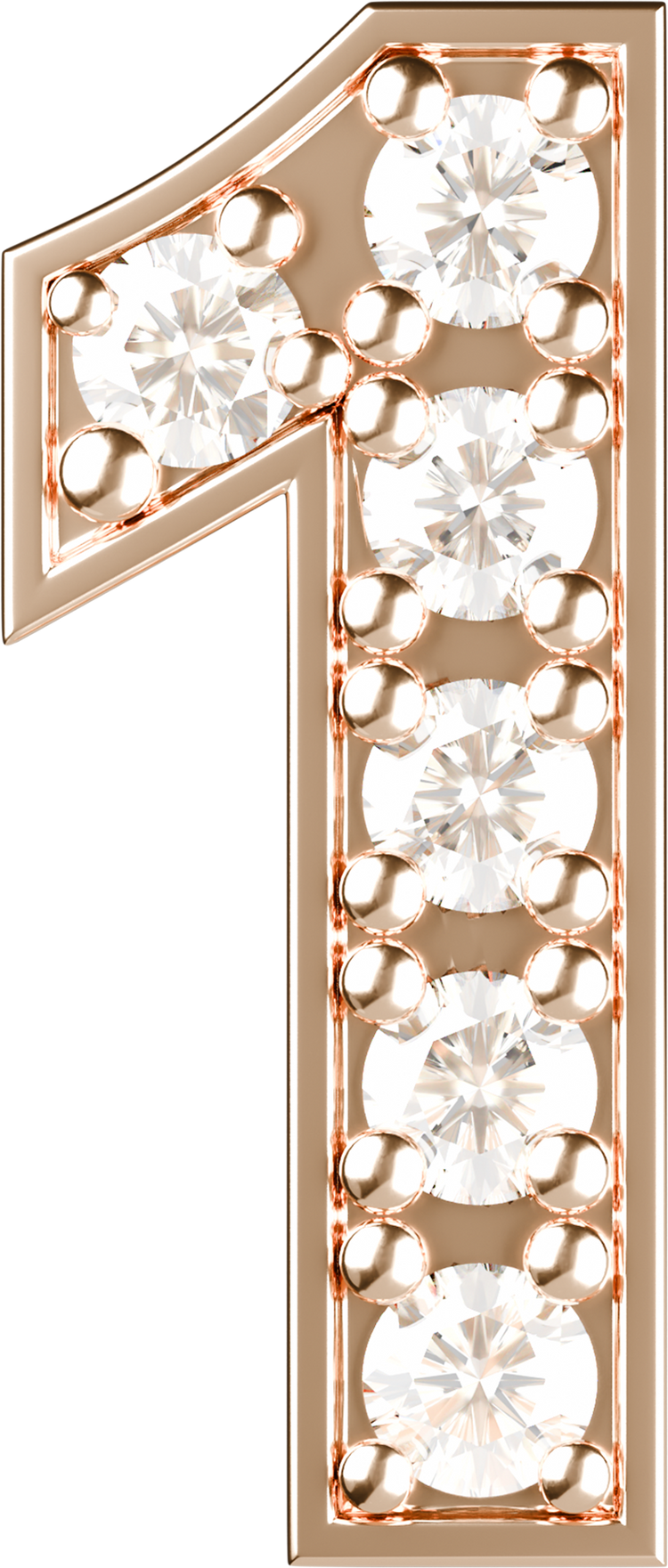 Letters Pink Gold Perso