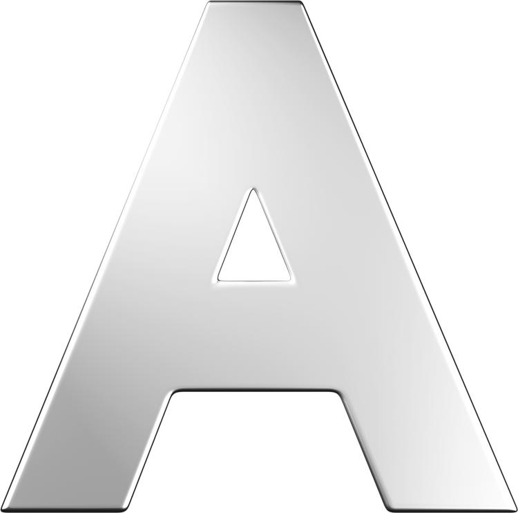 Letters White Gold Perso