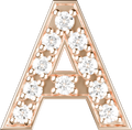Letters Pink Gold Perso