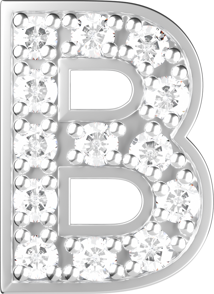 Letters White Gold Perso