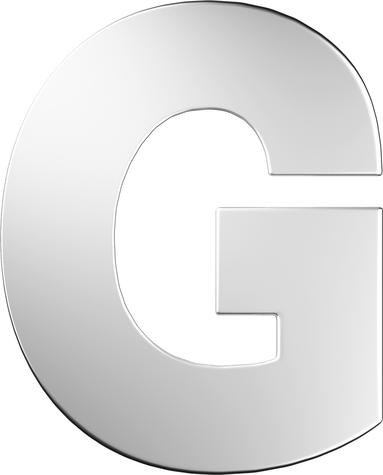 Letters White Gold Perso