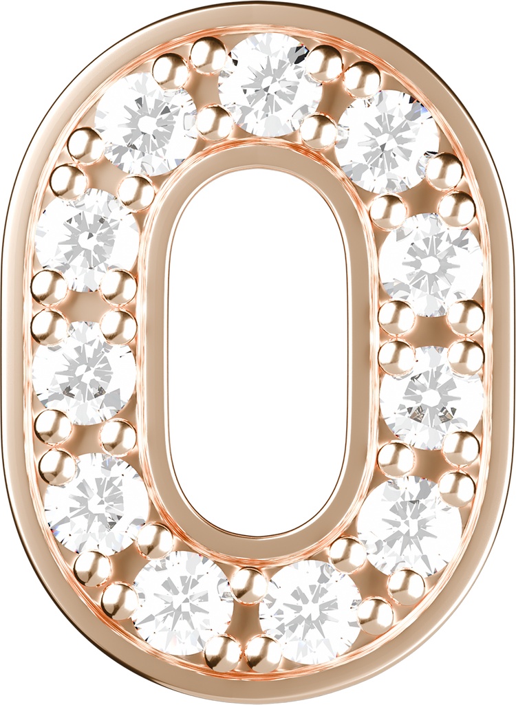 Letters Pink Gold Perso