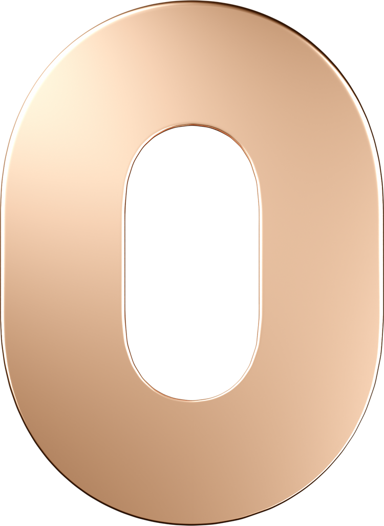 Letters Pink Gold Perso