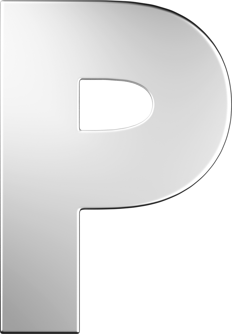 Letters White Gold Perso