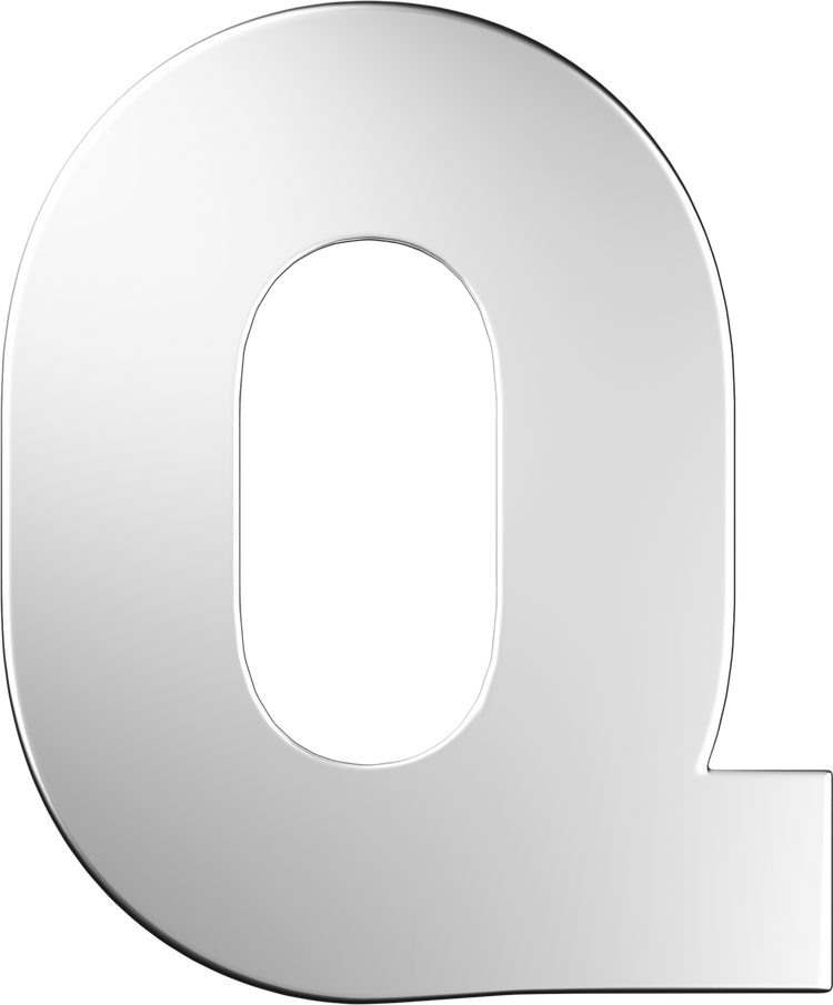 Letters White Gold Perso