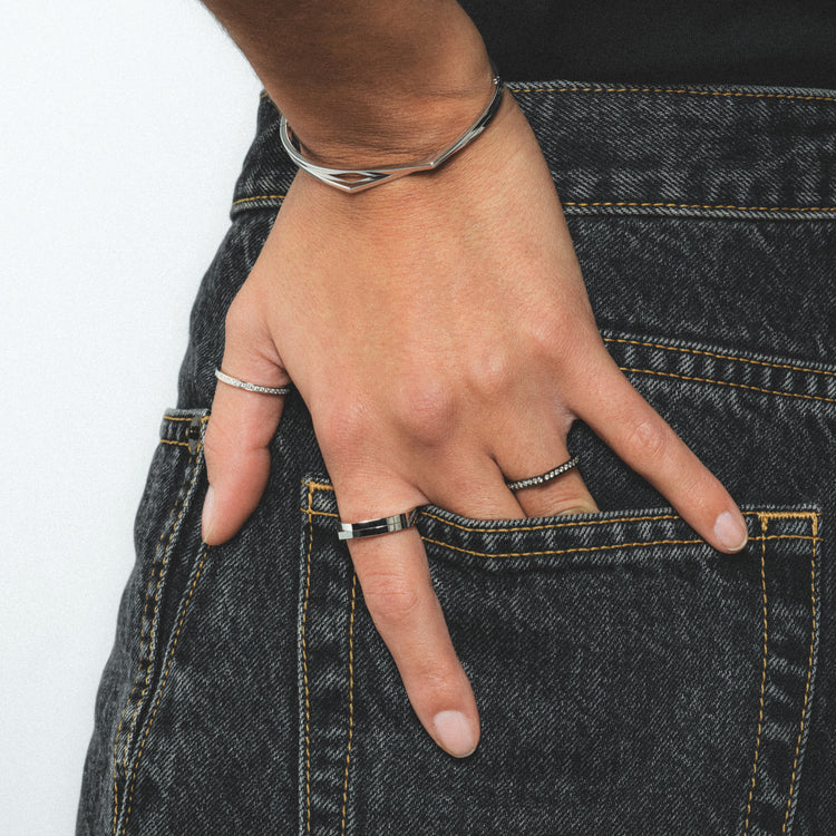 Antifer 2連 リング ホワイトゴールド