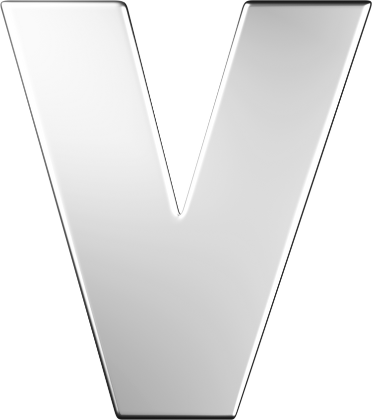 Letters White Gold Perso