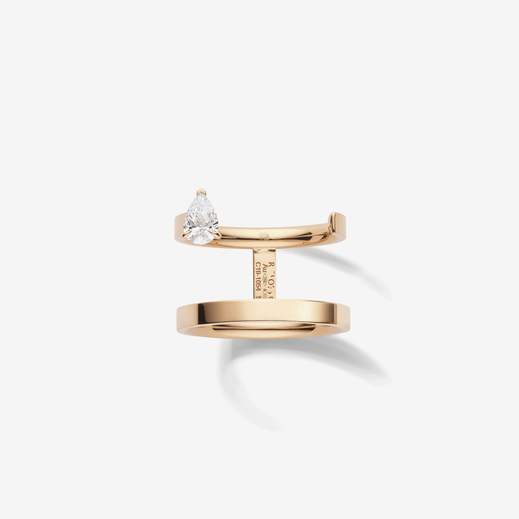 Serti sur Vide リング ピンクゴールド